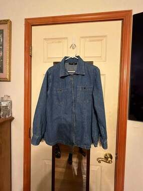 Genuine Sonoma Jean Company Women's 1X Zip-Front Denim Jacket